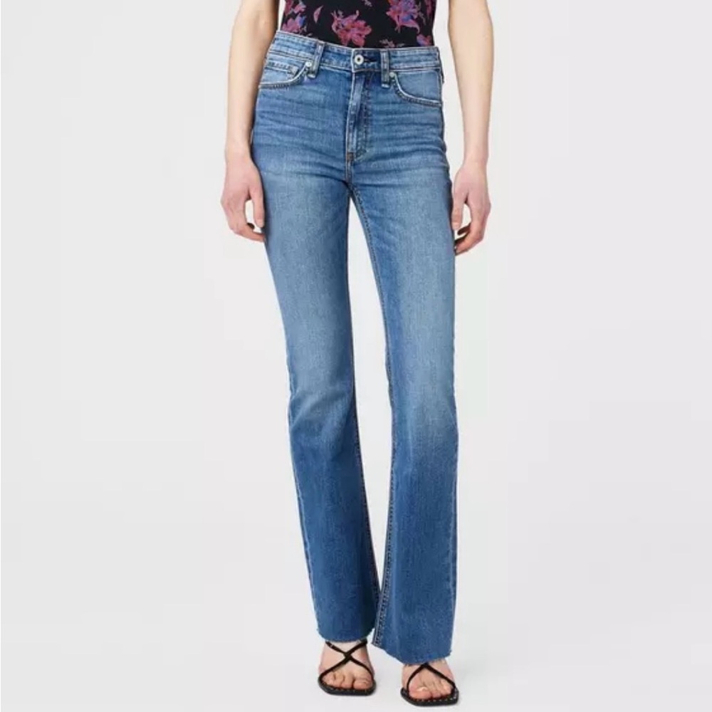 rag & bone Blue Flare Jeans